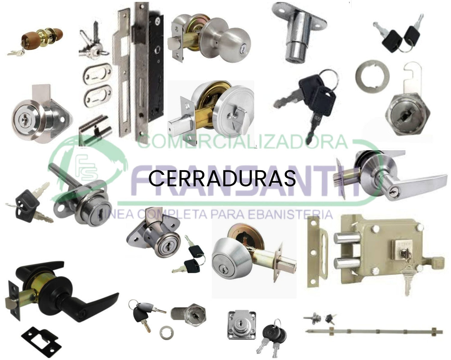 🔐 Cerraduras de alta calidad para madera y metal